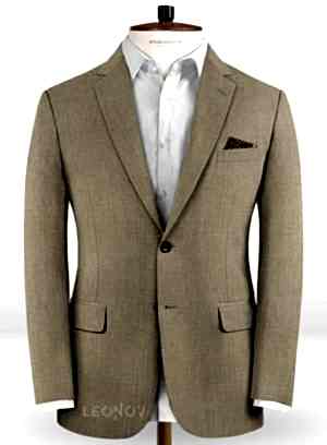 Бежевый пиджак из чистой камвольной шерсти - Reda