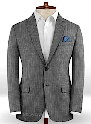 Пиджак из шерсти серый - Scabal