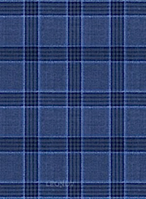 Костюм синий в темно-синюю клетку из шерсти